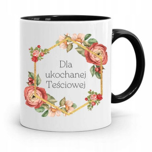 Kubek Czarny Dla Teściowej Dla Ukochanej Teściowej