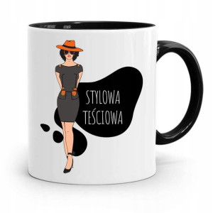 Kubek Czarny Dla Teściowej Mamy Stylowa Teściowa