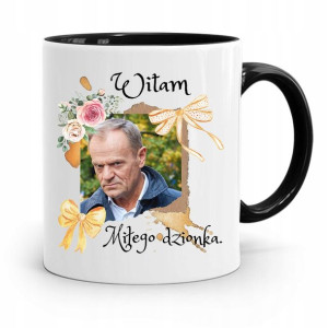 Kubek Czarny Donald Tusk Po Platforma Prezent