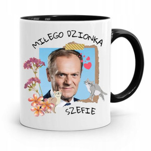 Kubek Czarny Donald Tusk Po Platforma Prezent