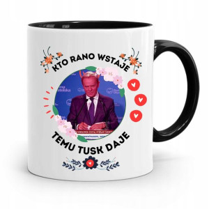 Kubek Czarny Donald Tusk Po Platforma Prezent