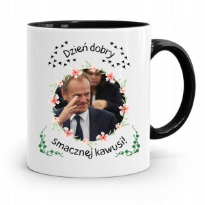Kubek Czarny Donald Tusk Po Platforma Prezent