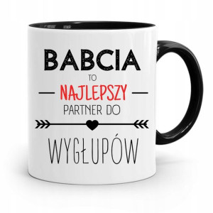 Kubek Czarny Dzień Babci Najelpszy Do Wygłupów