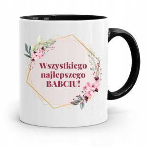 Kubek Czarny Dzień Babci Wszystkiego Najlepszewgo