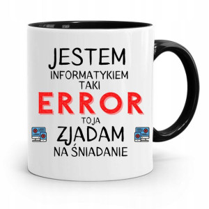 Kubek Czarny Informatyka Programisty Error