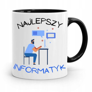 Kubek Czarny Informatyka Programisty Najlepszy Inf