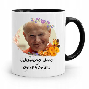 Kubek Czarny Jan Paweł Ii Papież Papaj Grzeszniku