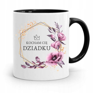 Kubek Czarny Na Dzień Dziadka Kocham Cię Dziadku