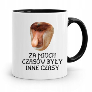 Kubek Czarny Nosacz Janusz Za Moich Czasów Prezent
