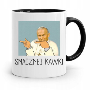 Kubek Czarny Papież Papaj Jan Paweł Ii Prezent