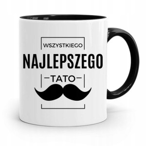 Kubek Czarny Na Dzień Ojca Wszystkiego Najlepszego