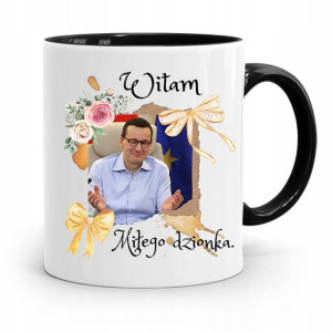 Kubek Czarny Politycy Premier Mateusz Morawiecki
