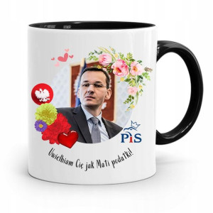 Kubek Czarny Politycy Premier Mateusz Morawiecki