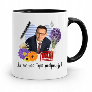 Kubek Czarny Politycy Premier Mateusz Morawiecki