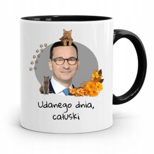 Kubek Czarny Politycy Premier Mateusz Morawiecki