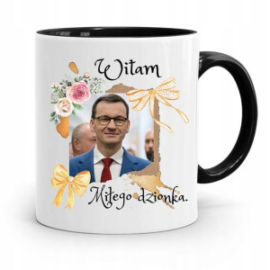 Kubek Czarny Politycy Premier Mateusz Morawiecki