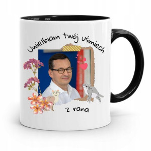 Kubek Czarny Politycy Premier Mateusz Morawiecki
