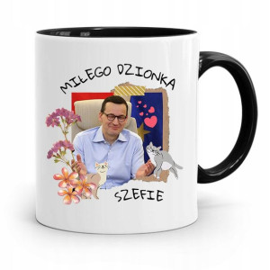 Kubek Czarny Politycy Premier Mateusz Morawiecki