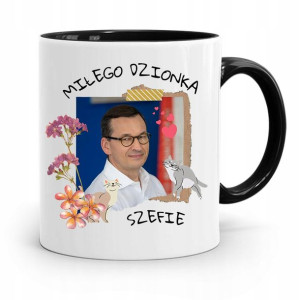 Kubek Czarny Politycy Premier Mateusz Morawiecki