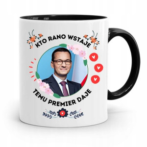 Kubek Czarny Politycy Premier Mateusz Morawiecki