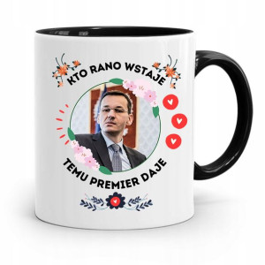 Kubek Czarny Politycy Premier Mateusz Morawiecki