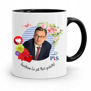 Kubek Czarny Politycy Premier Mateusz Morawiecki