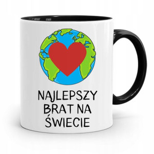 Kubek Czarny Prezent Dla Brata Najlepszy Brat