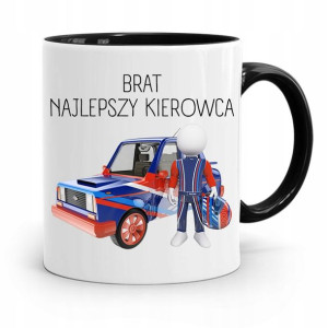 Kubek Czarny Prezent Dla Brata Najlepszy Kierowca