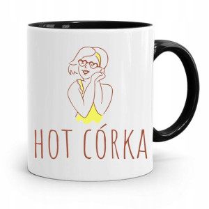 Kubek Czarny Prezent Dla Córki Córeczki Hot Córka