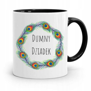 Kubek Czarny Prezent Dla Dziadka Dumny Dziadek