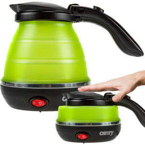 Czajnik Turystyczny Elektryczny 500ml 750w Składany Silikonowy Camry Cr1265
