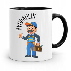 Kubek Czarny Prezent Dla Hydraulika Najlepszy