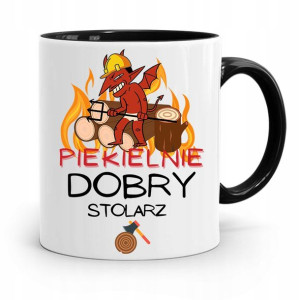 Kubek Czarny Prezent Dla Stolarza Piekielnie Dobry