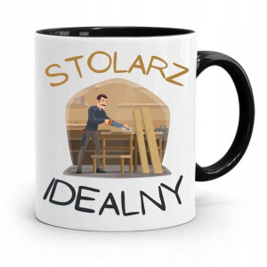 Kubek Czarny Prezent Dla Stolarza Stolarz Idealny