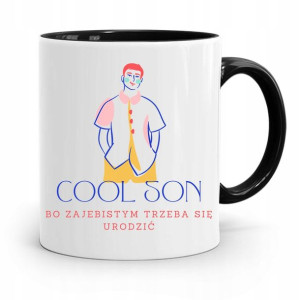 Kubek Czarny Prezent Dla Syna Dziecka Cool Son