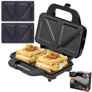 Opiekacz Do Kanapek Sandwich Toster 1300w Xxl Adler Ad3043