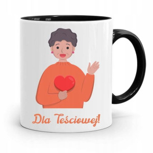 Kubek Czarny Prezent Dla Teściowej Mamy Teściowa