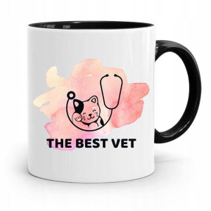 Kubek Czarny Prezent Dla Weterynarza The Best Vet