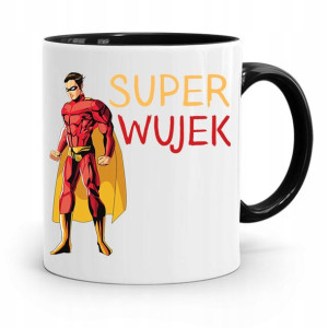 Kubek Czarny Prezent Dla Wujka Super Wujek