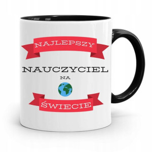 Kubek Czarny Prezent Dzień Nauczyciela Najlepszy