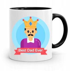 Kubek Czarny Prezent Na Dzień Ojca Best Dad Ever