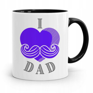 Kubek Czarny Prezent Na Dzień Ojca I Love Dad