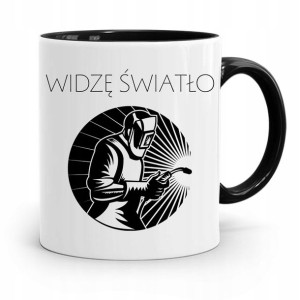 Kubek Czarny Prezent Sprawacza Widzę Światło