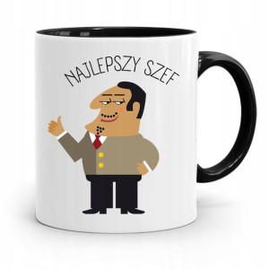 Kubek Czarny Prezent Szefa Najlepszy Szef Prezent