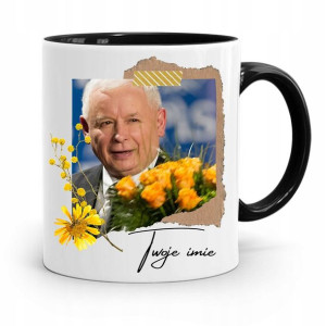 Kubek Czarny Prezesa Pis Jarosław Kaczyński Imię