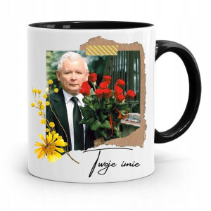 Kubek Czarny Prezesa Pis Jarosław Kaczyński Imię