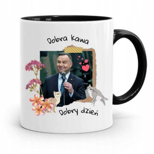 Kubek Czarny Prezydenta Andrzej Duda Dobra Kawa