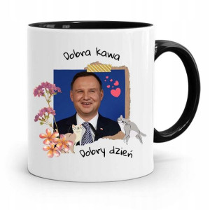 Kubek Czarny Prezydenta Andrzej Duda Dobra Kawa