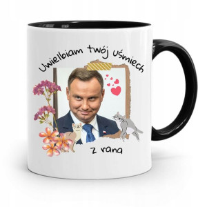 Kubek Czarny Prezydenta Andrzej Duda Pis Prezent