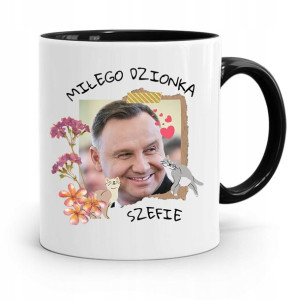 Kubek Czarny Prezydenta Andrzej Duda Pis Prezent